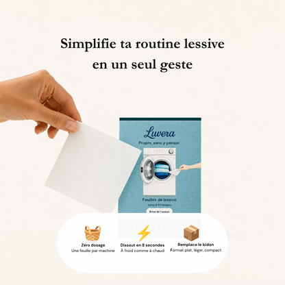 Feuilles de lessive (60 lavages)