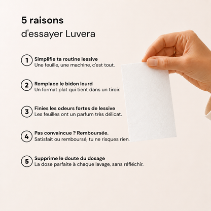 Feuilles de lessive (60 lavages)