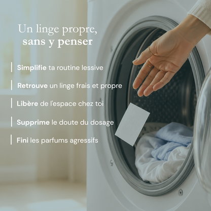 Feuilles de lessive (60 lavages)